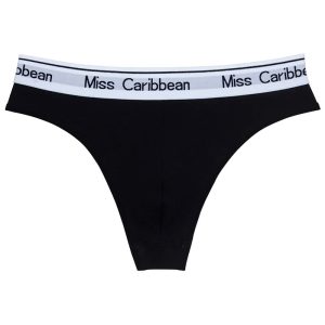 String homme coton confort noir - Miss caribbean