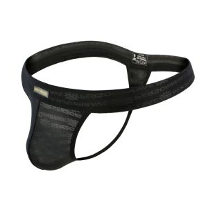 String homme Brave Person en dentelle noir