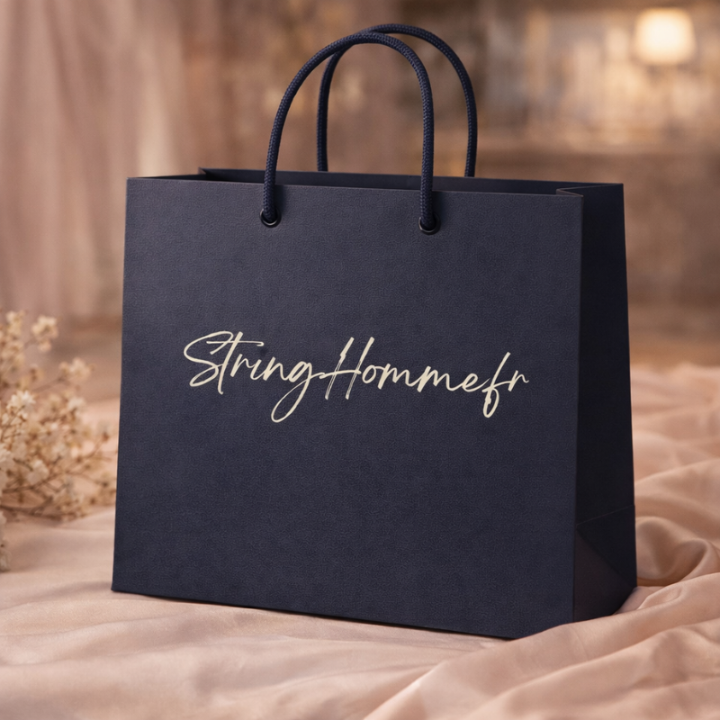 String de bain ficelle pour homme blanc